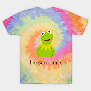 poorly drawn depressed kermit the frog T-Shirt